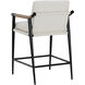 Meadow 38.25 inch Heather Ivory Tweed Counter Stool